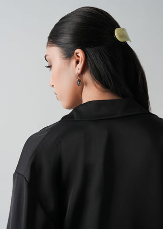 Embellished Satin Shirt- WS26-112