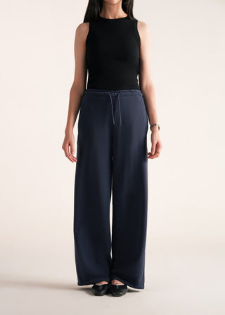 Wide Leg Knit Trouser