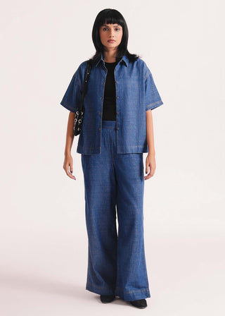 Denim Button Down Shirt- WS26-178