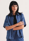 Denim Button Down Shirt- WS26-178