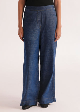 Denim Wide Legged Trouser- WS26-183