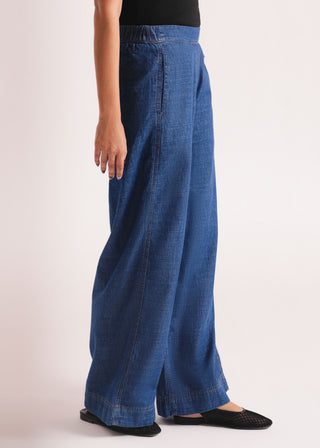 Denim Wide Legged Trouser- WS26-183