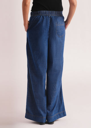 Denim Wide Legged Trouser- WS26-183