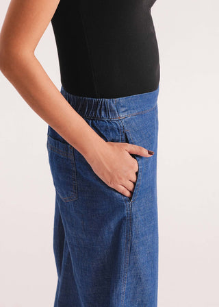 Denim Wide Legged Trouser- WS26-183