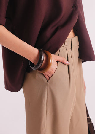 Tailored Pants with Tab Details- WS26-244