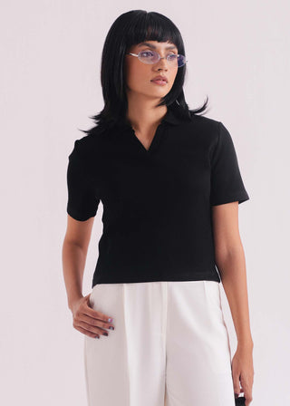 Knitted Polo Shirt- WS26-235