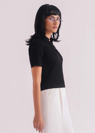 Knitted Polo Shirt- WS26-235
