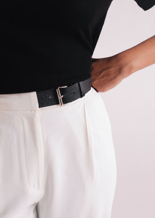 Tailored Pants with Side Belt- WS26-247