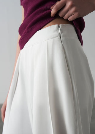 Tailored Wide Leg Pleated Pant- WS26-138