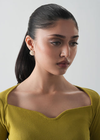 Sweetheart Neckline Slim Fit Top- WS26-123