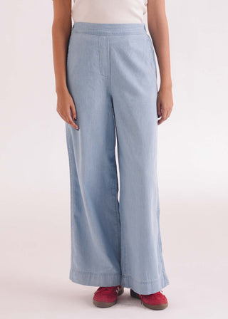 Denim Wide Legged Trouser- WS26-184
