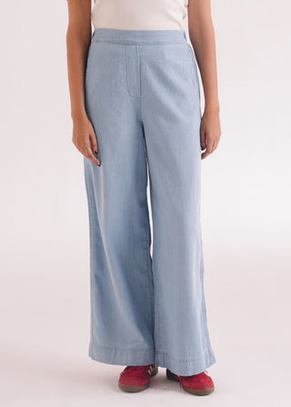 Denim Wide Legged Trouser- WS26-184