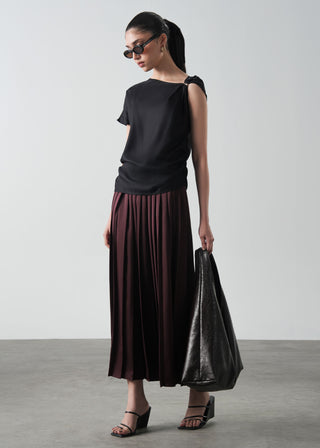 Top with Metal Brooch- WS26-129