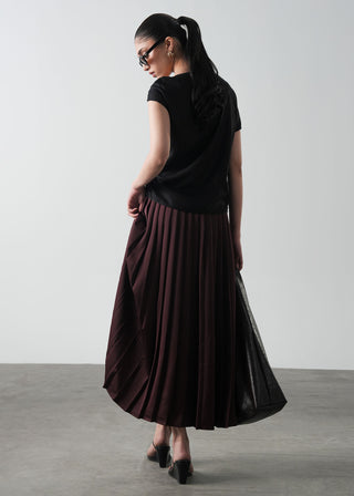 Top with Metal Brooch- WS26-129