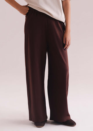Wide Leg Knit Trouser- WS26-242