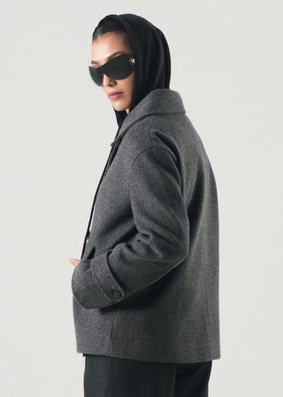 Double Breasted Short Coat -WS26-541