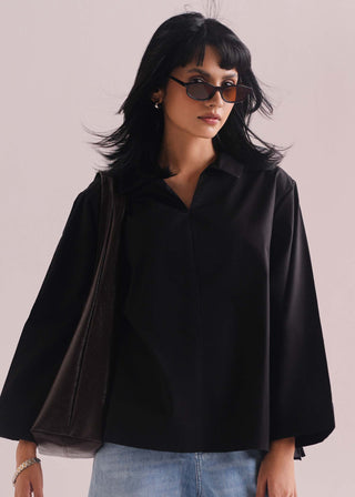Open V-Collar Shirt - WS26-249