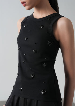 Embellished Tank Top- WS26-108