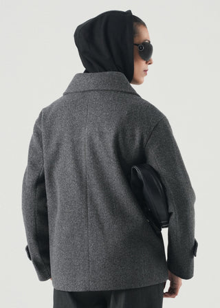 Double Breasted Short Coat -WS26-541