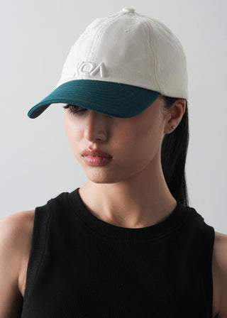 Contrasting Cap with Embroidery- WS26-314
