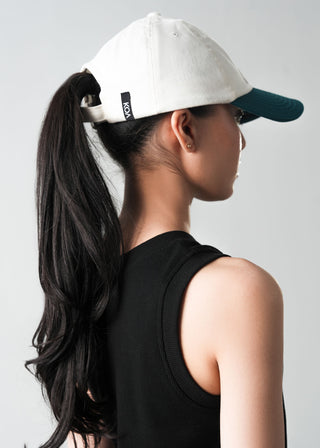 Contrasting Cap with Embroidery- WS26-314