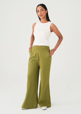 Wide Leg Knit Trouser- WS26-376