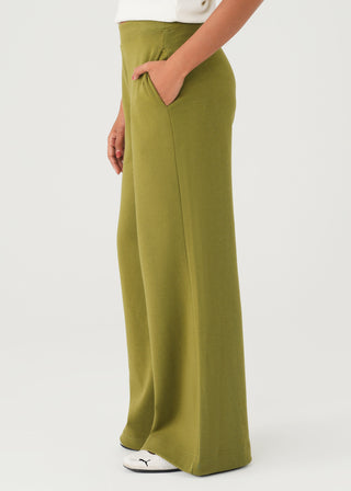 Wide Leg Knit Trouser- WS26-376