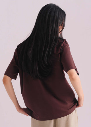 Embossed Print T-Shirt- WS26-234