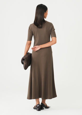 Mock Neck Knit Dress- WS26-381