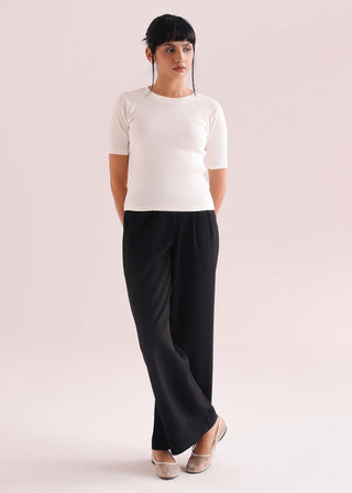 Rib Cropped Shirt- WS26-251