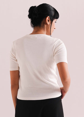 Rib Cropped Shirt- WS26-251