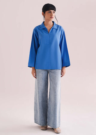 Open V-Collar Shirt - WS26-248