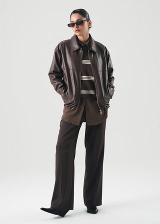 Tailored Wide-Leg Pants - WS26-453