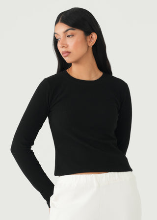 Crew Neck Knit Top- WS26-370