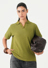 Knitted Polo Shirt- WS26-374