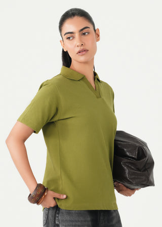 Knitted Polo Shirt- WS26-374