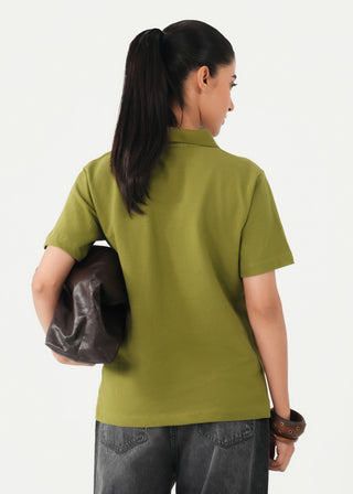 Knitted Polo Shirt- WS26-374
