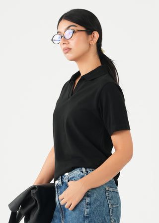 Knitted Polo Shirt- WS26-373