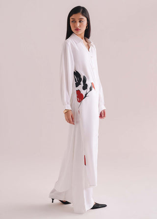 Button Down Printed Dress- WS26-228
