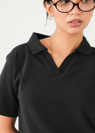 Knitted Polo Shirt- WS26-373
