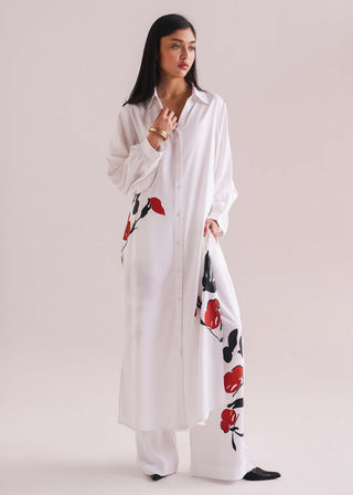 Button Down Printed Dress- WS26-228