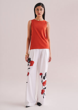 Wide Leg Printed Trouser- WS26-232