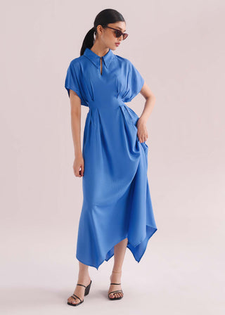 Handkerchief Dress with Pleats- WS26-254
