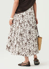 Satin Pleated Skirt- WS26-395