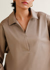 Basic Cotton Blouse- WS25-155