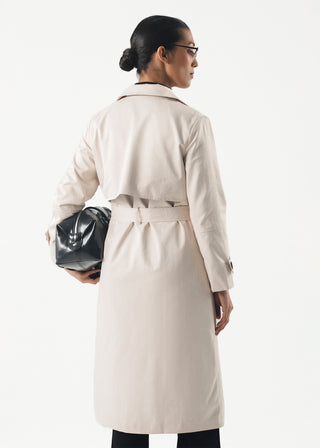 Long Double Breasted Trench Coat -WS26-508