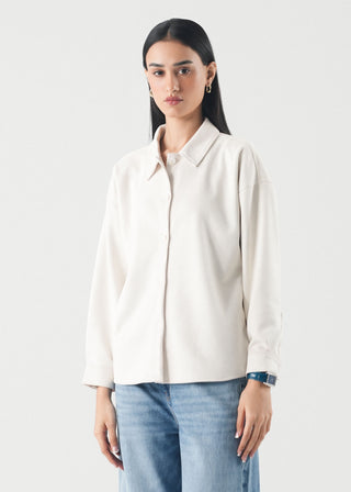 Loose Fit Button Down Shirt- WS26-466