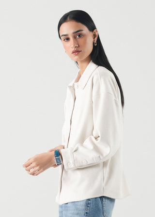Loose Fit Button Down Shirt- WS26-466