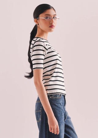 Rib Cropped Shirt- WS26-252