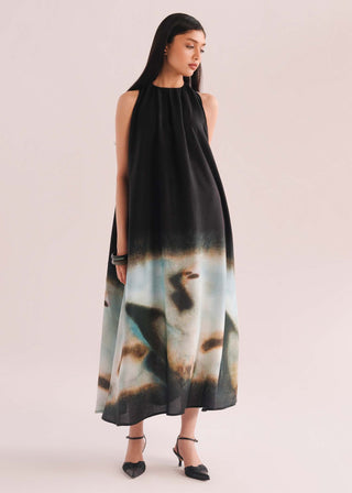 Printed Flared Dress- WS26-210